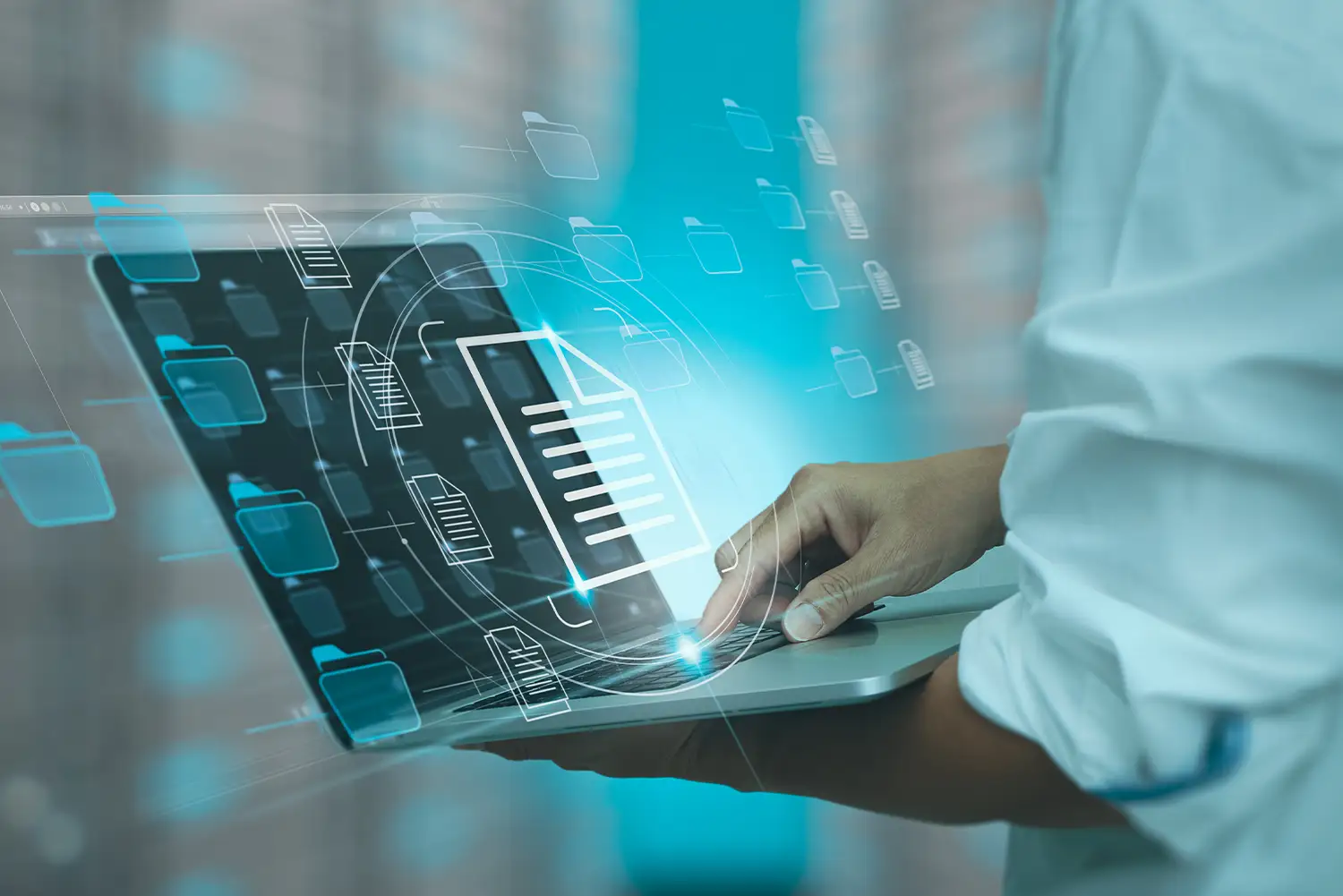 Laptop running advanced AI workloads